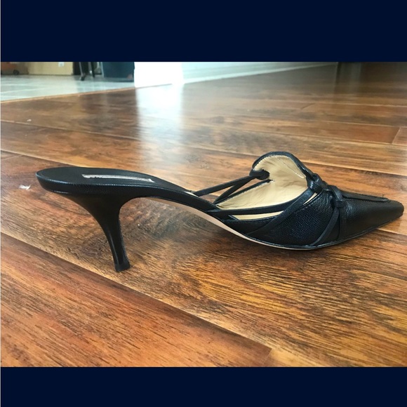 Michael Kors Black Tumbled Heels - Picture 3 of 8